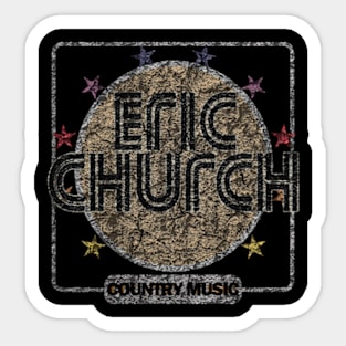 Eric Church 12 ss design Sticker